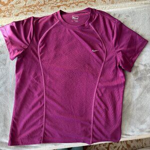 EUC Nike Dri-Fit Miler Purple T-shirt Sz L (12-14)